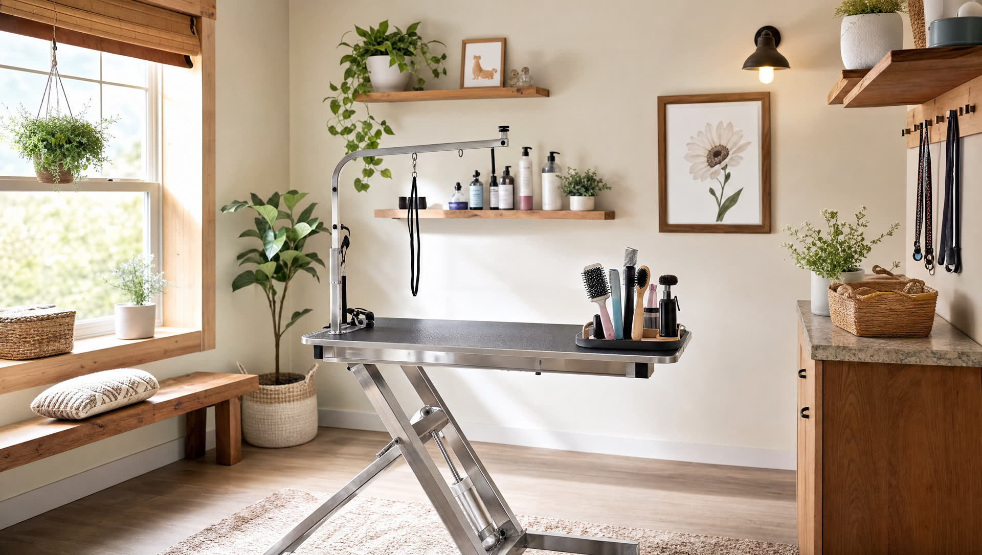 Inside the A Purdy Pet grooming studio